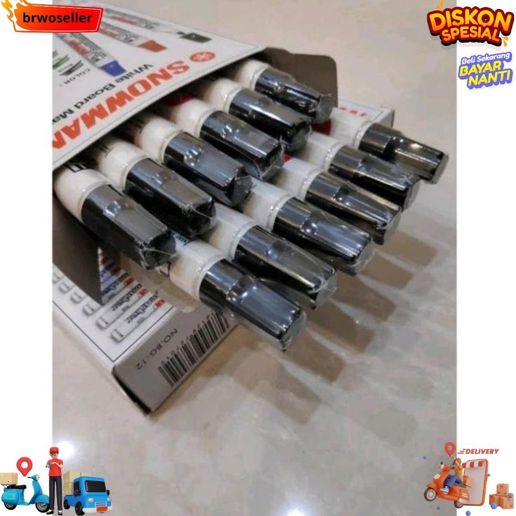 

Spidol Whiteboard Snowman Bg-12 (1 Pcs) Hitam / Per 1 Pcs D Best Seller