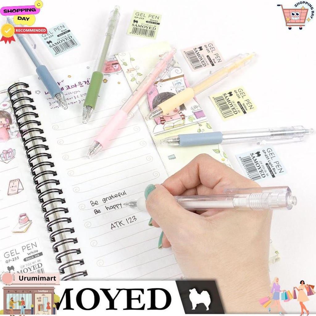 

Pulpen Mekanik / Cetek / Retractable Gel Pen Pastel Samoyed Gp-233 D Best Seller