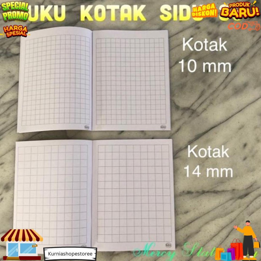 

Buku Tulis Garis Mandarin Kotak Besar Kotak Kecil Sidu Buku Kotak Matematika Strimin Sinar Dunia 38 Lembar Grosir Ecer D Promo 4.4