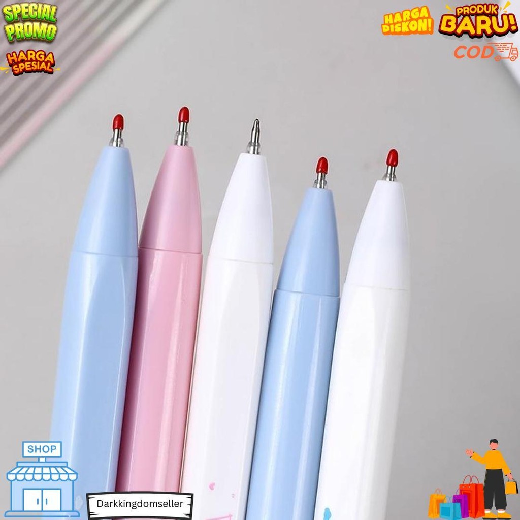 

0.5Mm Pena Sanrio Persegi Dengan Penampilan Tinggi Pena Gel Tekan Siswa Menulis Ujian Gaya Lucu Pena Hitam /Pulpen Sanrio 0.5 Hitam Gelpen Pena Lucu Pena Mekanis D Cod