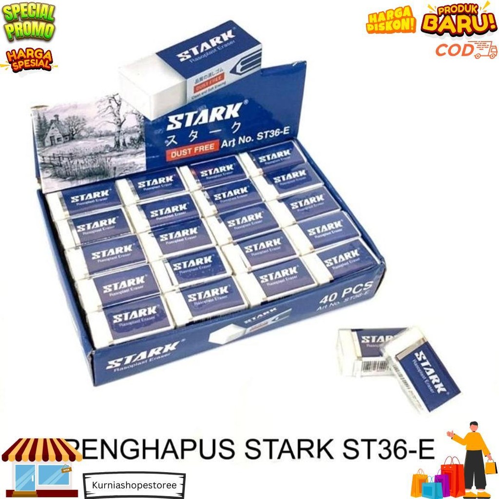 

1 Pack 40 Pcs Penghapus Pensil Ogino / Voxy / Gm D Promo Puncak