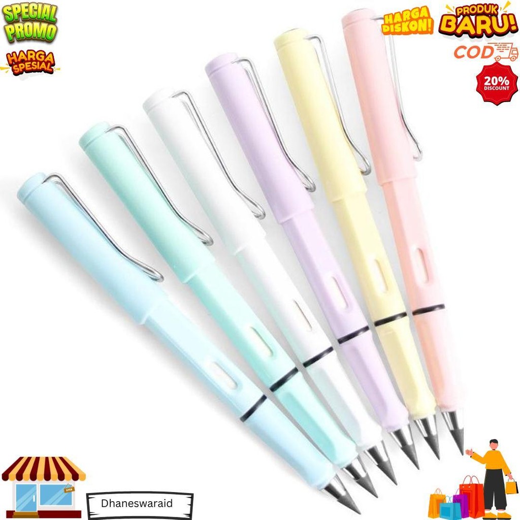 

Tt - Pensil Abadi Eternal + Penghapus / Pensil Tanpa Batas / Pensil Eternal Plus Eraser / Pensil Tidak Bisa Habis D Best Seller