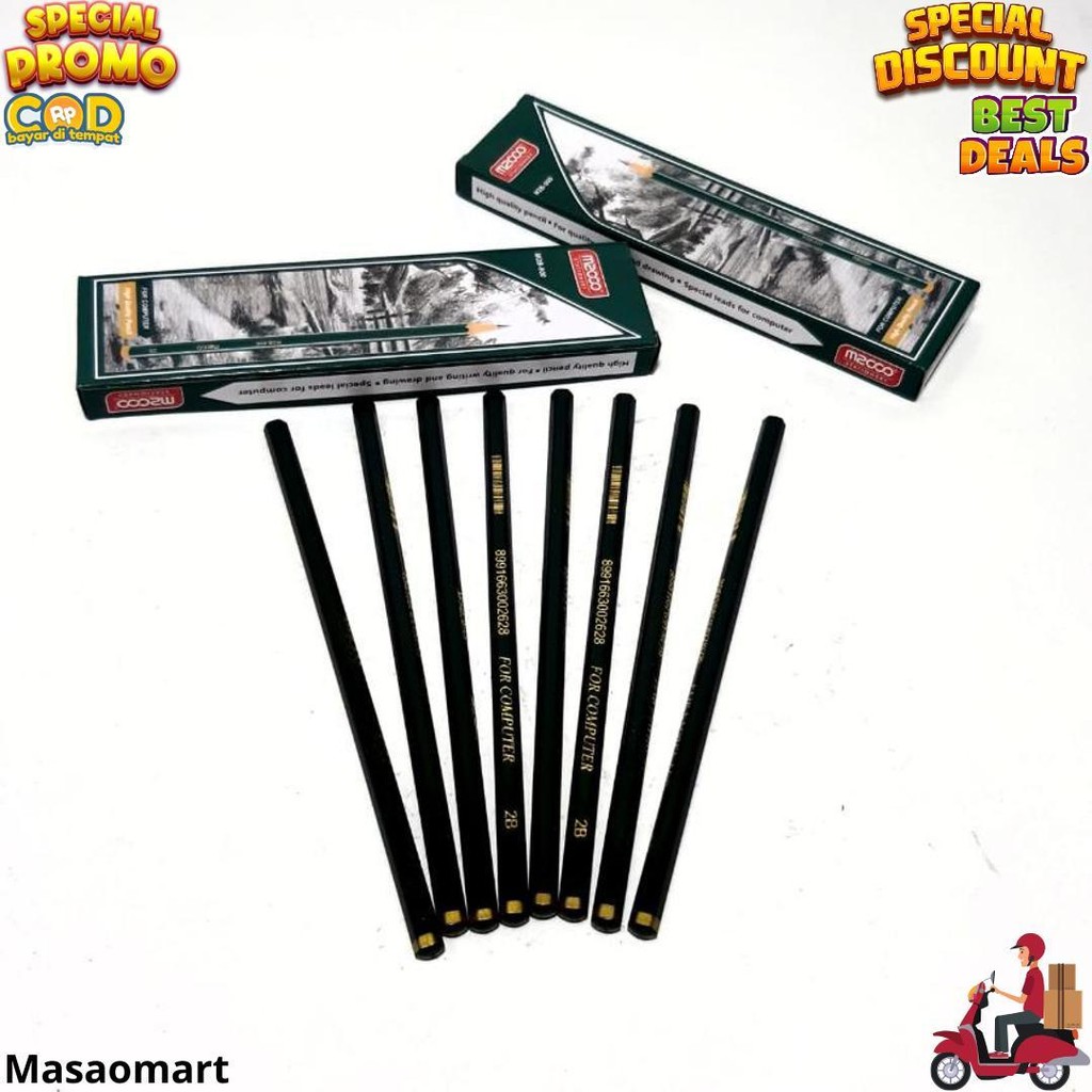 

Harga Grosir 1Kotak/12Pcs Pensil 2B For Computer D Promo Puncak