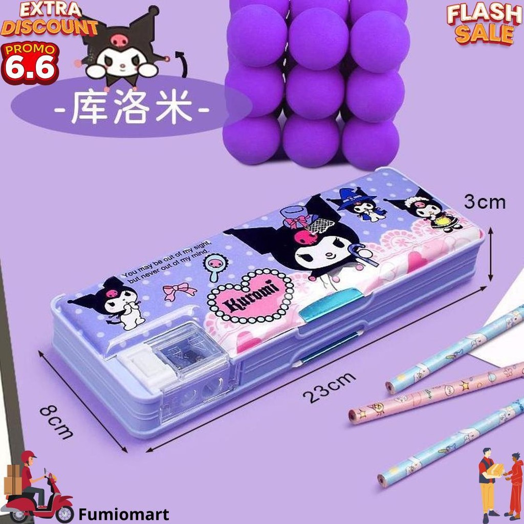 

PuluzSanrio Kuromi Kotak Alat Tulis Multifungsi Siswa Sekolah Dasar Kotak Pena Tempat Pensil Tempat Pensil Berkapasitas Besar Anak Perempuan Anak Laki-Laki Kartun Astronot D Termurah