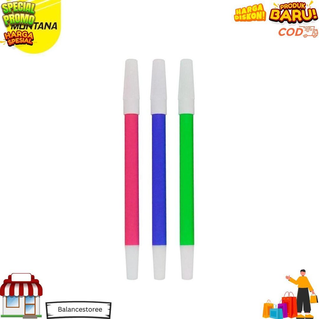 

Montana Spidol Penanda 12 Warna Color Pen Marker Mp-888 Grosir D Cod