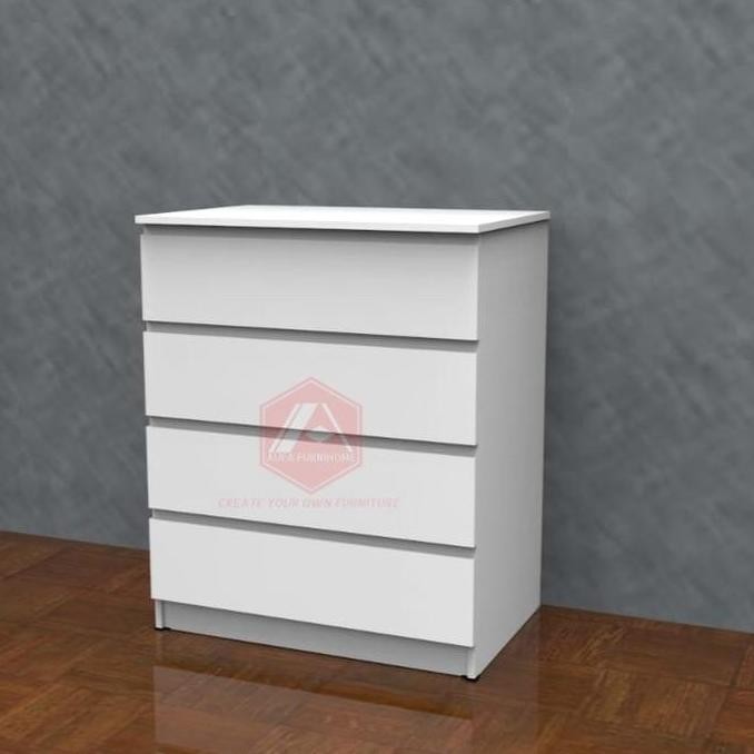 LEMARI LACI KAYU PENYIMPANAN DRAWER MINIMALIS