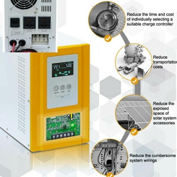 Promo Inverter Hybrid Prime 1500W 24V Low Frequency Trafo Donat Ups