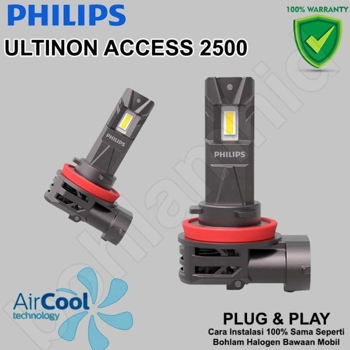 Led Mobil H11 H16 Foglamp Philips Ultinon Access Putih & Kuning 3500K murah