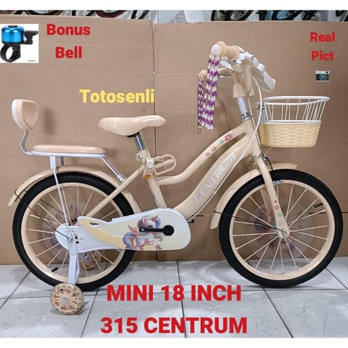 ready  sepeda anak perempuan 18 inch centrum 315 / mini anak 18 centrum 315 murah