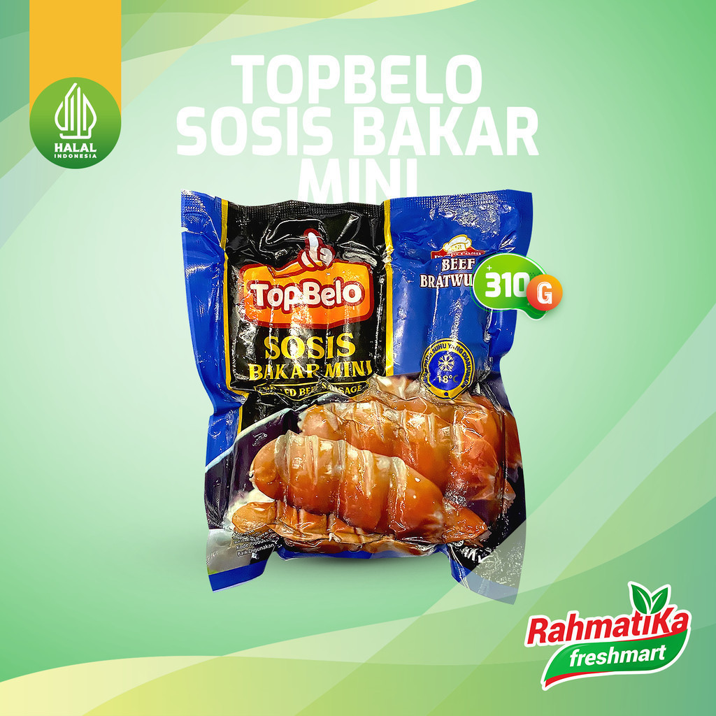 

Top Belo Sosis Bakar Mini 310 gr Isi 10