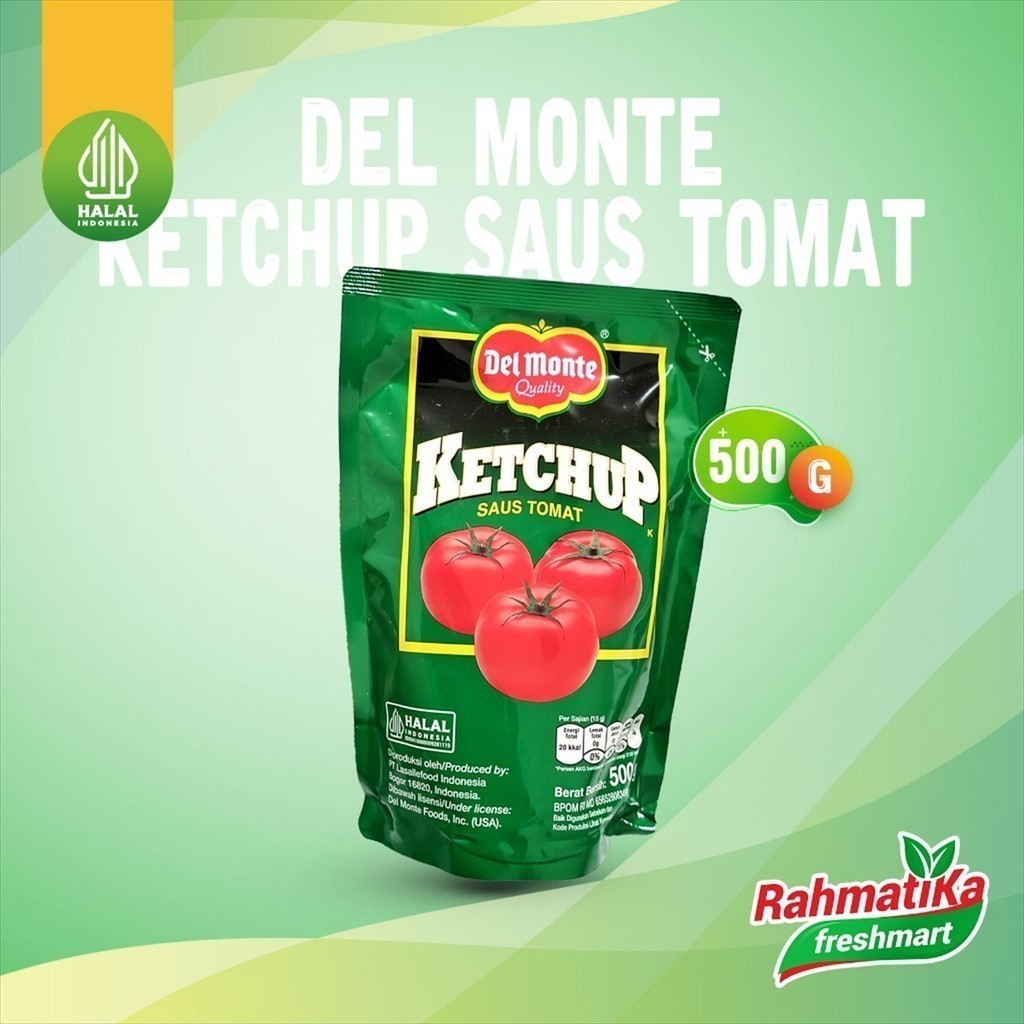 

Del Monte Ketchup Saus Tomat 500 gram