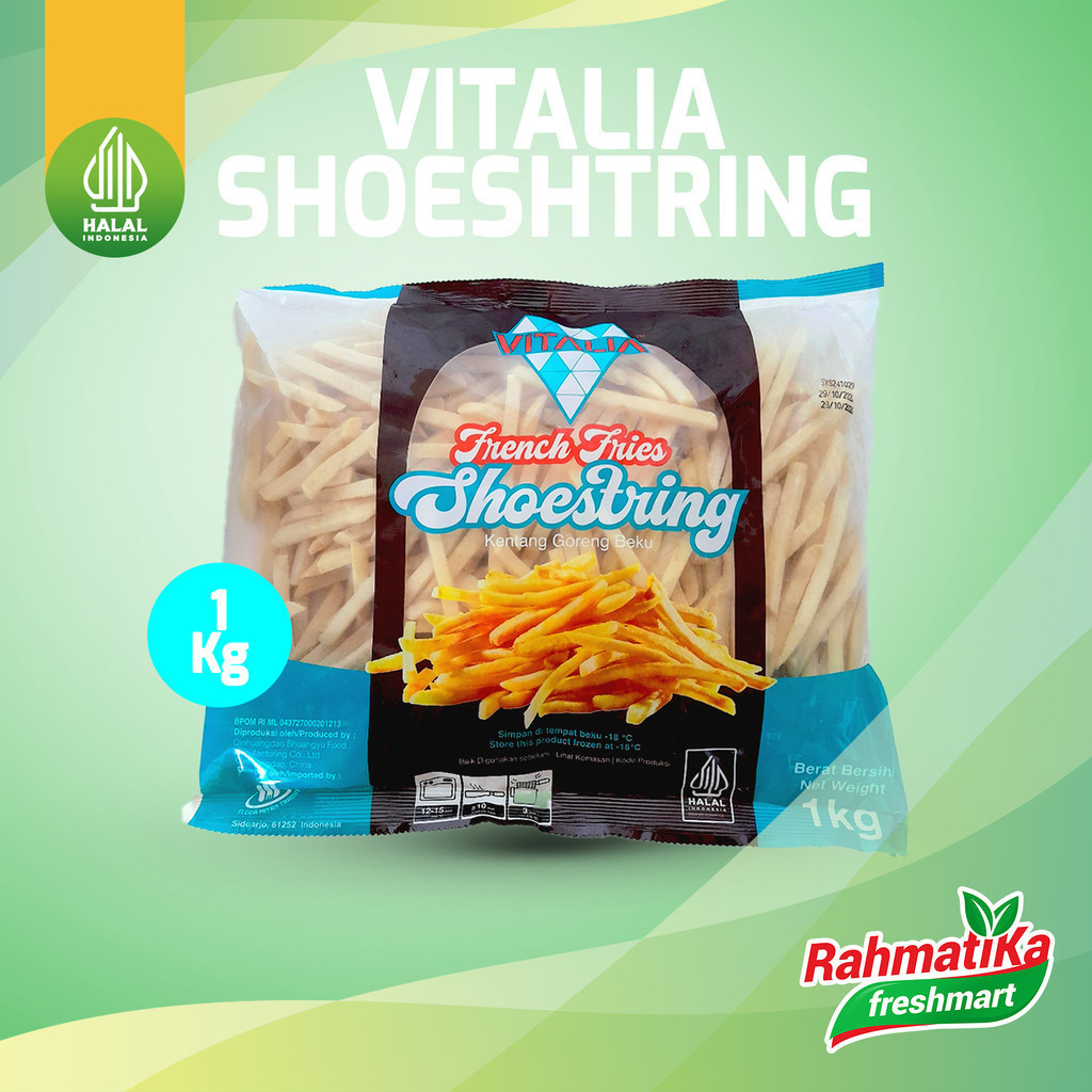

VITALIA Kentang Goreng Beku / Shoestring French Fries 1Kg
