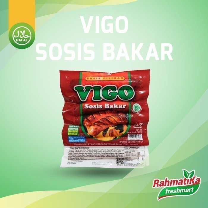 

Vigo Sosis Bakar Isi 7 Pcs 500 gr