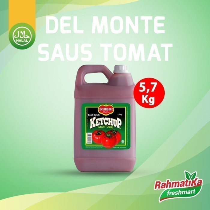 

Del Monte Ketchup Saus Tomat 5,7 Kg (jerigen)
