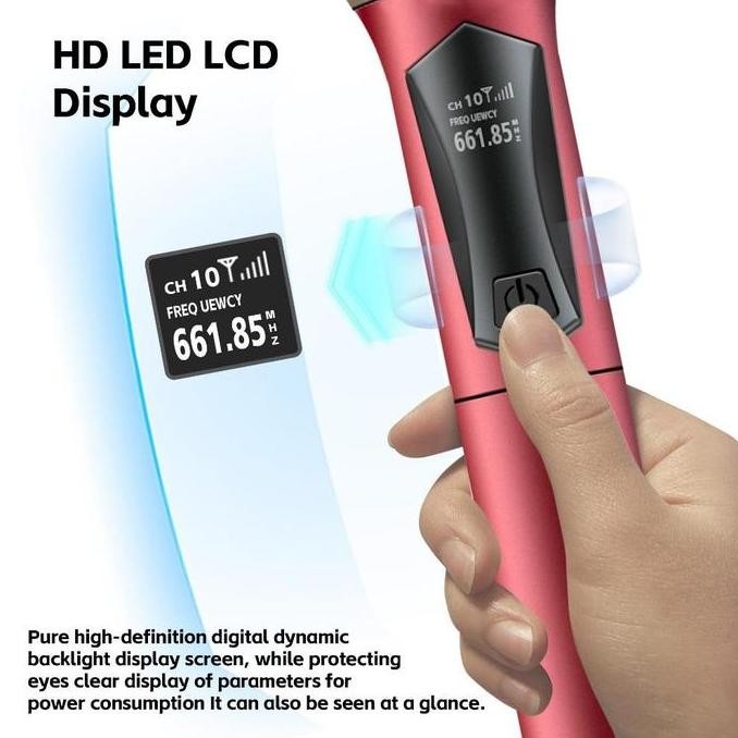 Promo 100M Menggunakan Jarak Mikrofon Nirkabel Uhf Sinyal Stabil 2. Mikrofon Wireless Bisa Diisi Rum