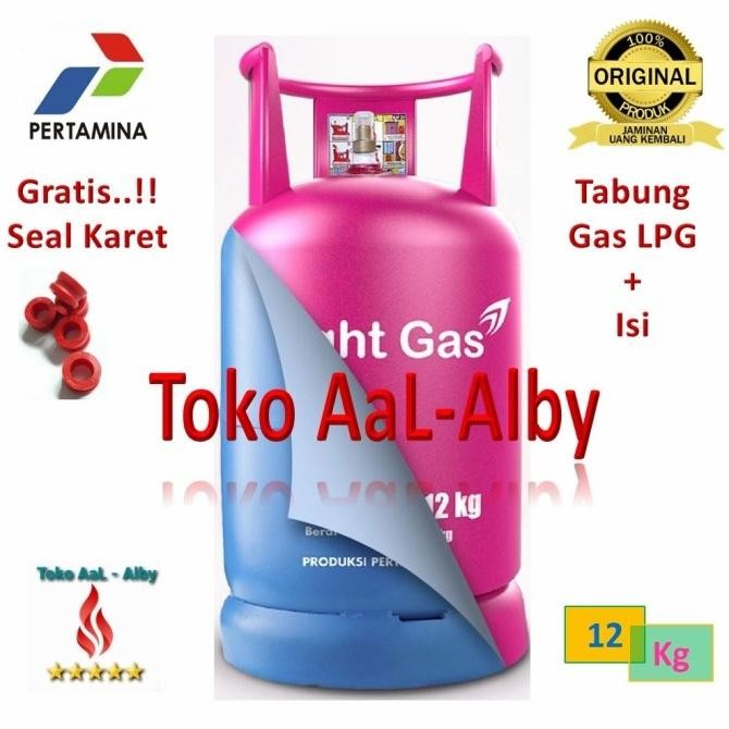 Tabung Gas 12 Kg LPG/Elpiji + isi