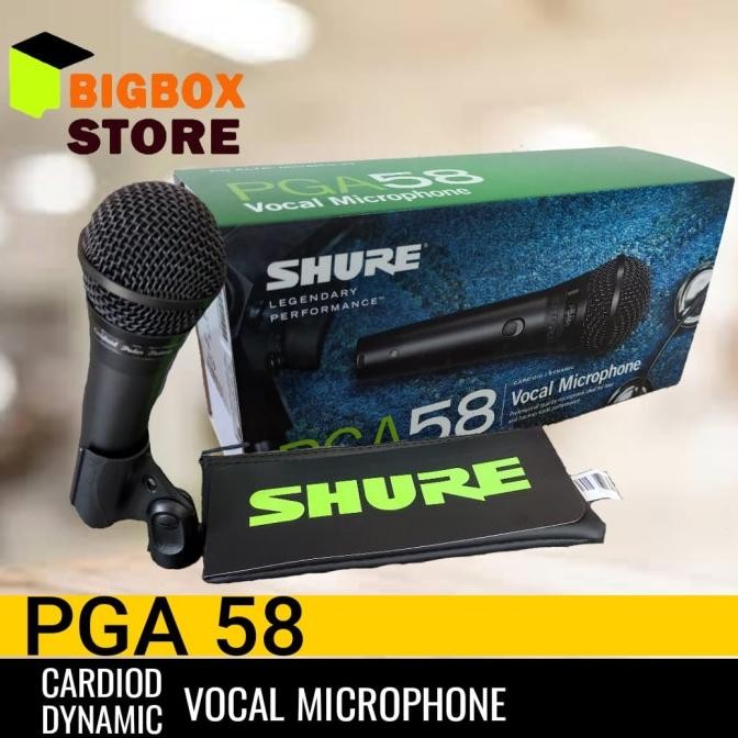 Murah Microphone / Mic Shure Pga58 / Pga 58 / Pga-58 Original