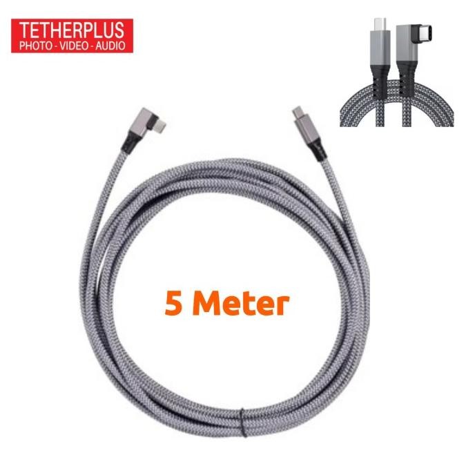 Tetherplus USB 3.2 5Gbps Type A to Type C L shape Ver.