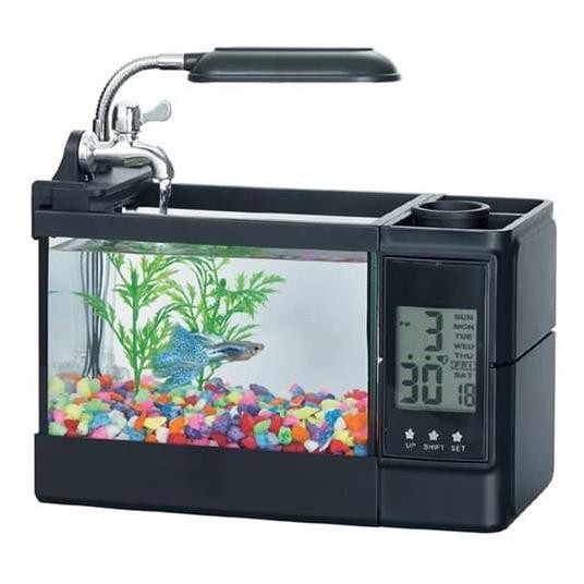 Aquarium Mini USB Fish Tank Desktop Akuarium ikan TG-03