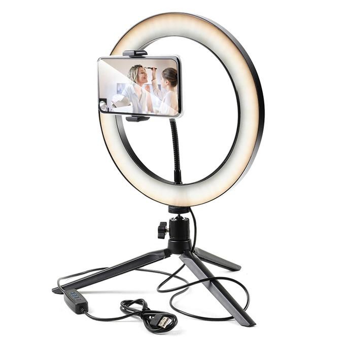 HARGA DISC - Ringlight 20cm Lampu Halo O Ring Light Youtuber Makeup Lighting Kamera