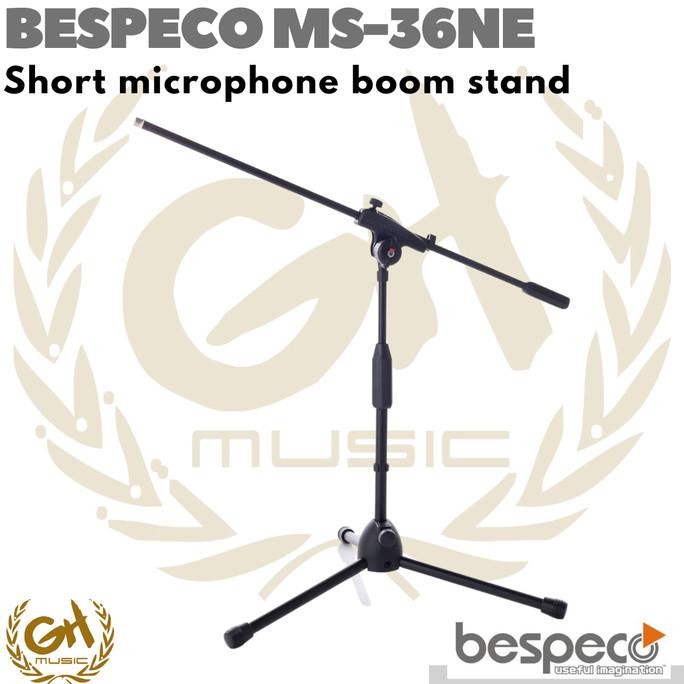 Promo Bespeco Ms36Ne Short Microphone Boom Stand - Stand Mic Pendek