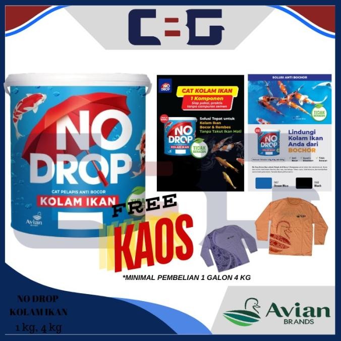 Sale Cat Anti Bocor Kolam Ikan No Drop Kolam Ikan 1 Kg