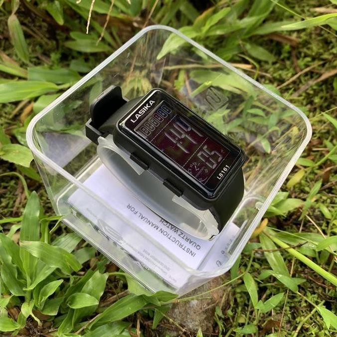 Jam Tangan Lasika Original Unisex Digital Tali Karet Tahan Air Dengan Fitur Stopwatch Alarm Dan Wakt