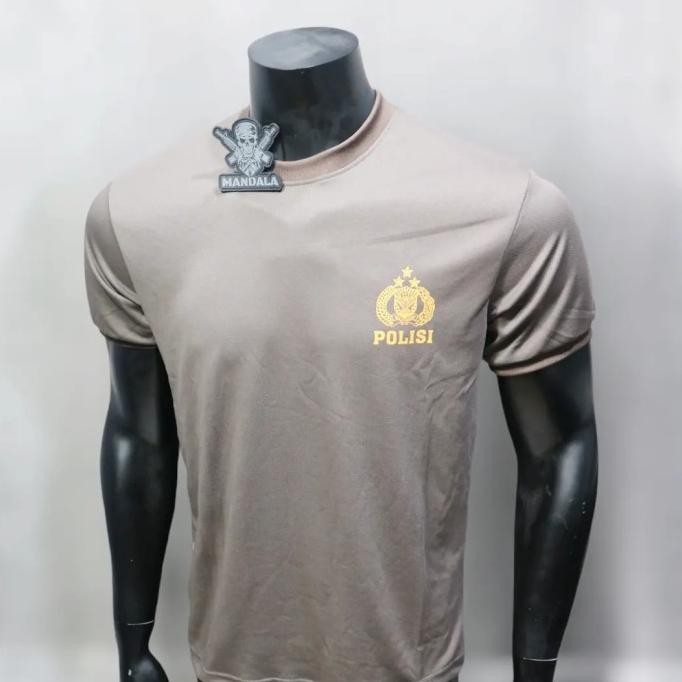 New Kaos Dalam Polri Bahan Dryfit / Kaos Polri Bahan Jersey