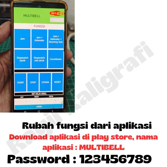 Kontroller Timer P10 - Kontroler Stopwatch Detik - Kontroler Stopwatch Milidetik - Kontroler Hitung 