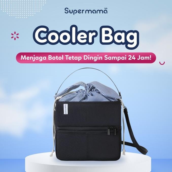 Supermama Lab Original Cooler Bag | Tas Pendingin Susu