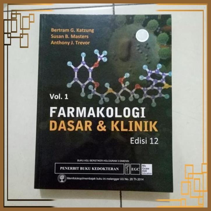 [FYB] original buku farmakologi dasar dan klinik edisi 12 volume 1