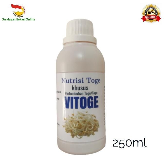 Promo VITOGE 250ml Pupuk Nutrisi Khusus Toge, Nutrisi Toge, Pupuk Toge COD
