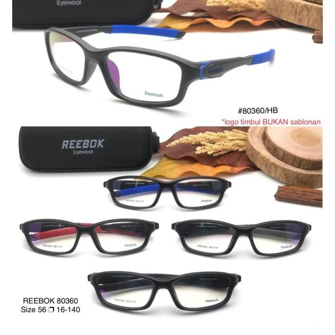 new  Frame Kacamata Pria Sporty REEBOK 80360