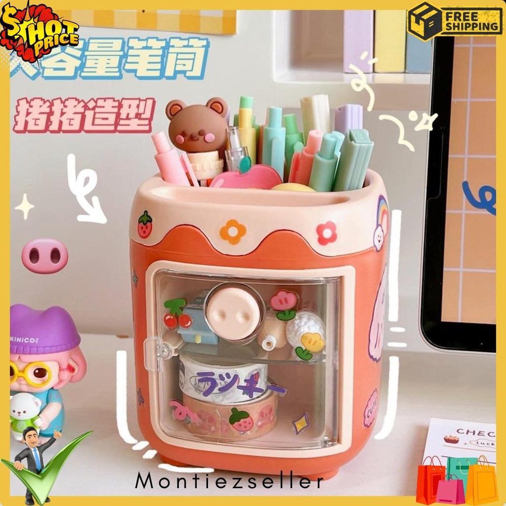 

Modis Multifungsi 2-Tier Laci Kotak Penyimpanan/Multifungsi Lucu Tempat Pena/Kantor Desktop Penyimpanan Pena Case St145 Flash Sale! Diskon Hingga 70%