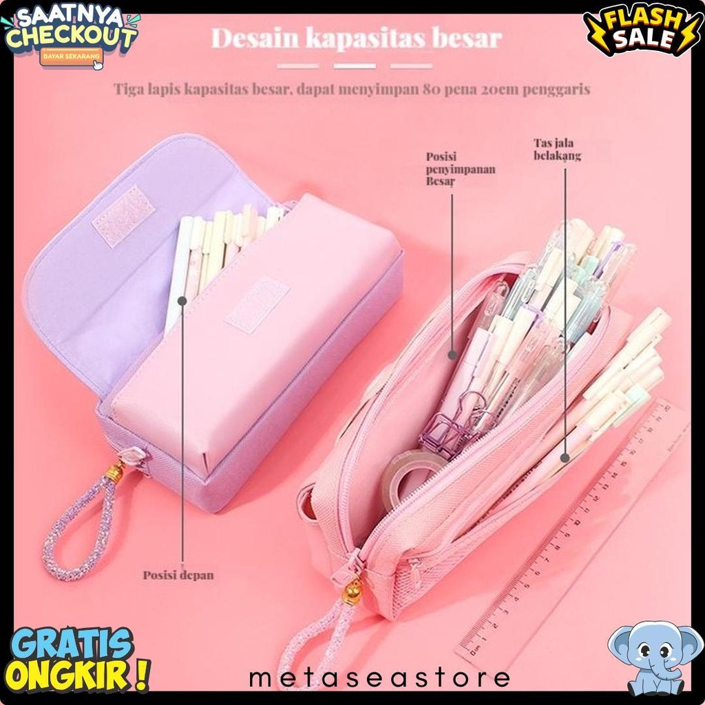 

Multifunction Pencil Case Cute Organizer Tempat Pensil Cartoon Quicksand Animal Kotak Tempat Pensil Cute Organizer Terlaris! Produk Ini Banyak Dicari