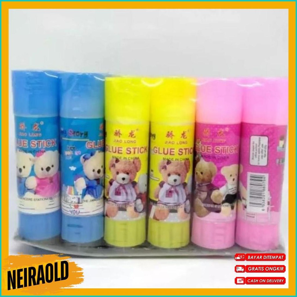 

(24Buah) Lem Stik 10Grm / Glu Stik Kertas Diskon
