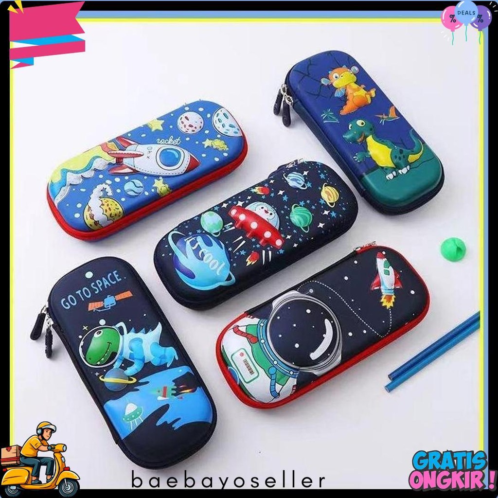 

Kotak Pensil Anak Tempat Alat Tulis 3D Timbul 3 Tiga Dimensi Anti Air Bahan Eva Gmall Gm-St0528 Diskon Setengah Harga