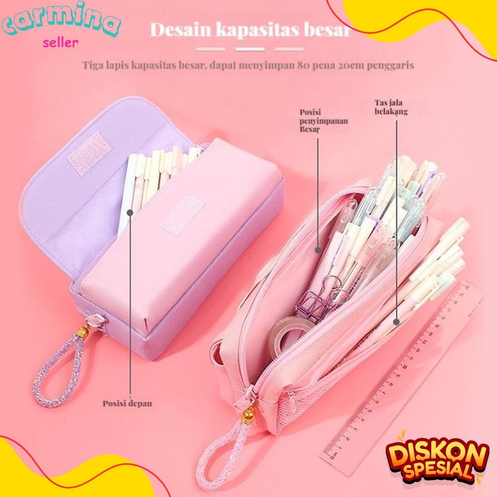 

Multifunction Pencil Case Cute Organizer Tempat Pensil Cartoon Quicksand Animal Kotak Tempat Pensil Cute Organizer Flash Sale! Diskon Hingga 70%