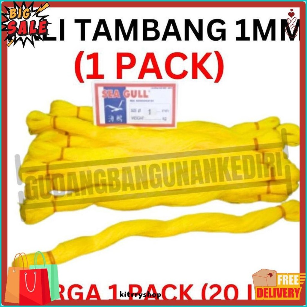 

[1 Pack] Tali Tambang 1Mm 1 Pack 20Pcs Ikat / Tali Tampar 1Mm / Tampar Plastik Buat Pasang Keramik / Benang Pondasi Rumah Seagull Sea Gull 20 Ikat 1 Pack 1Pack Terlengkap Dan Termurah