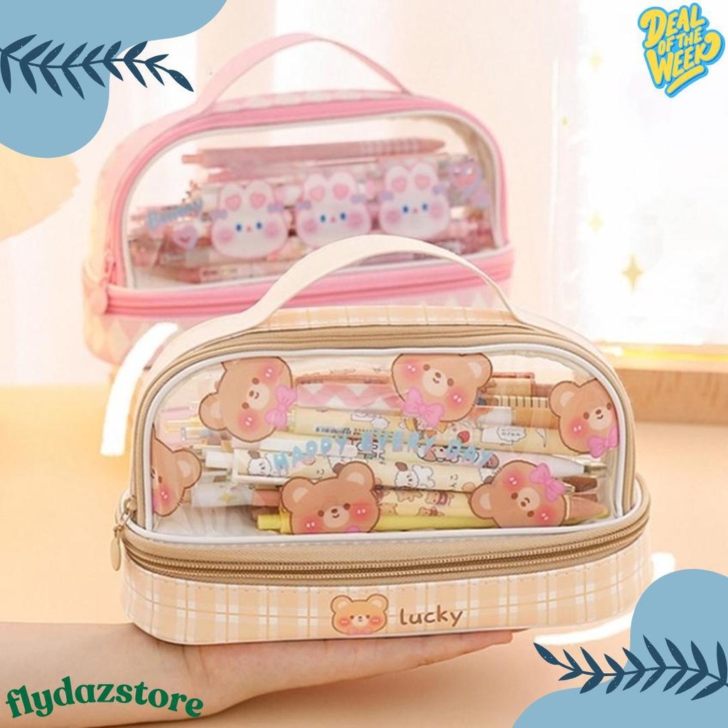 

Kartun Baru Kapasitas Pen Bag Storage Bag Untuk Mahasiswa Sma Junior Portable Cute Simple Stationery Box Flash Sale! Diskon Hingga 70%