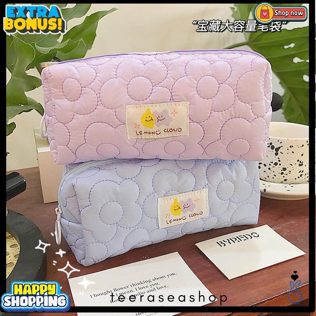 

Kensho Kotak Pensil Sleting Motif Bunga Flower Handle Pastel Bahan Parasut Korea / Pouch Makeup Aesthetic / Tas Aksesoris Wanita Lucu Import / Zipper / Flowers Terlaris! Produk Ini Banyak Dicari