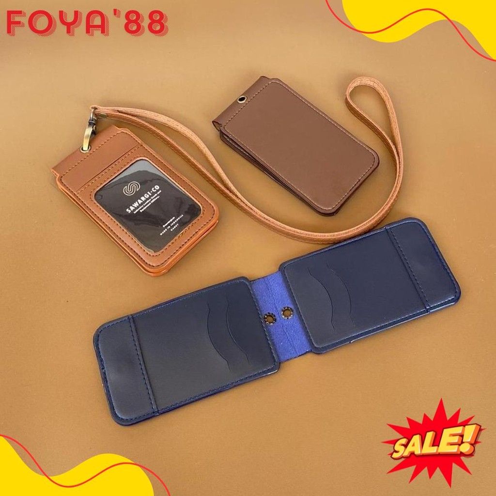 

Id Card Holder Kulit Magnet Flip 2 Sisi By Sawargico - Raski Terlengkap Dan Termurah