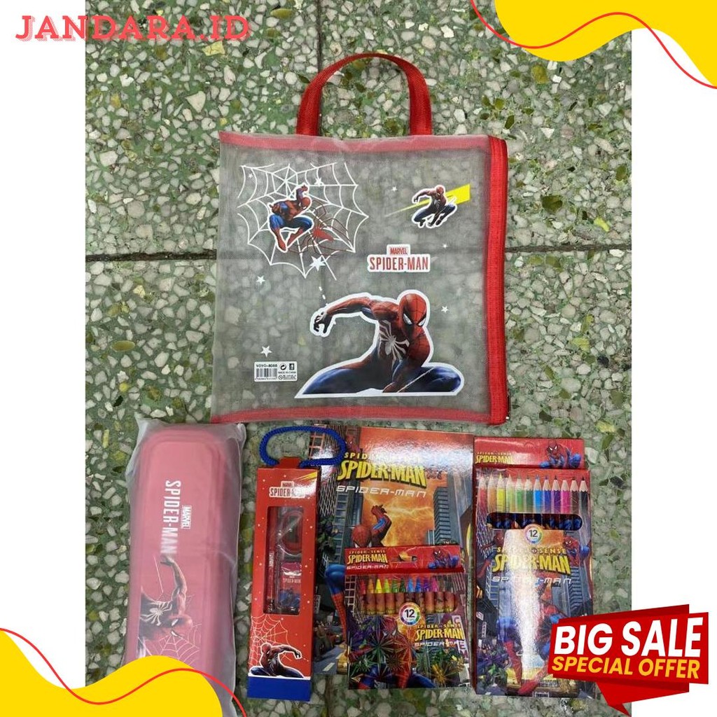 

[Serbalakuofficial](Ktps.11)Kotak Pensil Sett / Study Set Stationery Set Alat Tulis Sekolah Anak Set Atk Motif Diskon