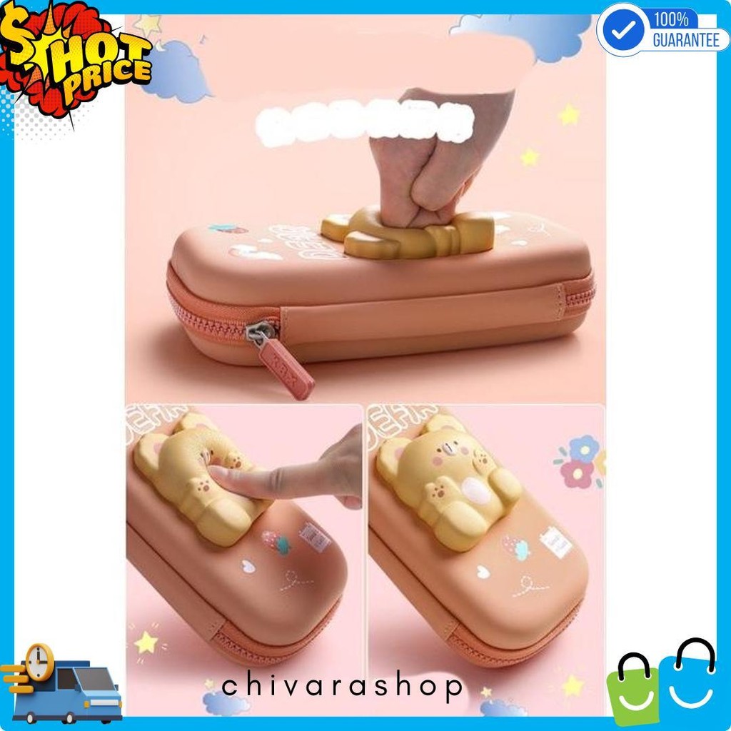 

Kotak Pensil 3D Squishy Tempat Pensil Hardcase Waterproof Pencil Case Anak Lucu 2 Tingkat 2 Lapis Flash Sale! Diskon Hingga 70%
