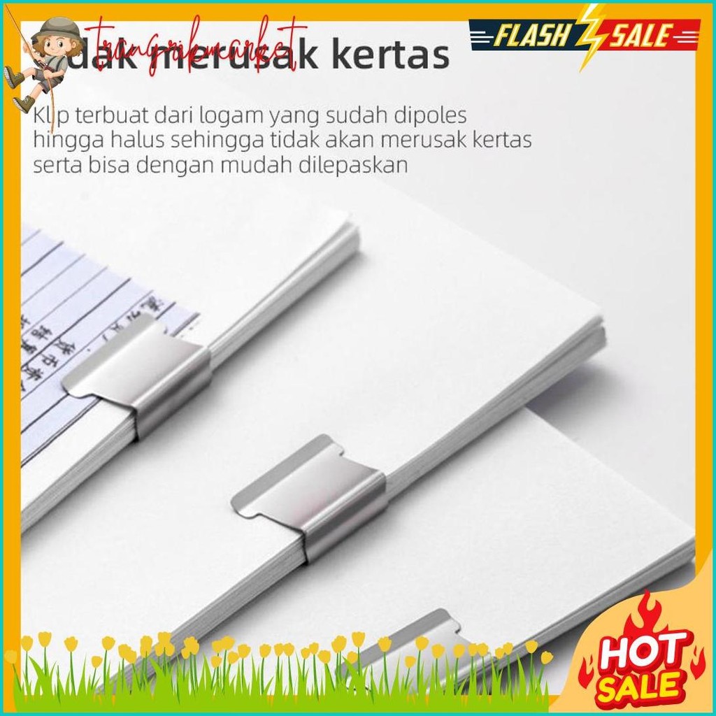 

Nusign Fastener / Binder Clip / Penjepit Kertas Otomatis Gratis 8 Buah Clip Ns085 Flash Sale! Diskon Hingga 70%
