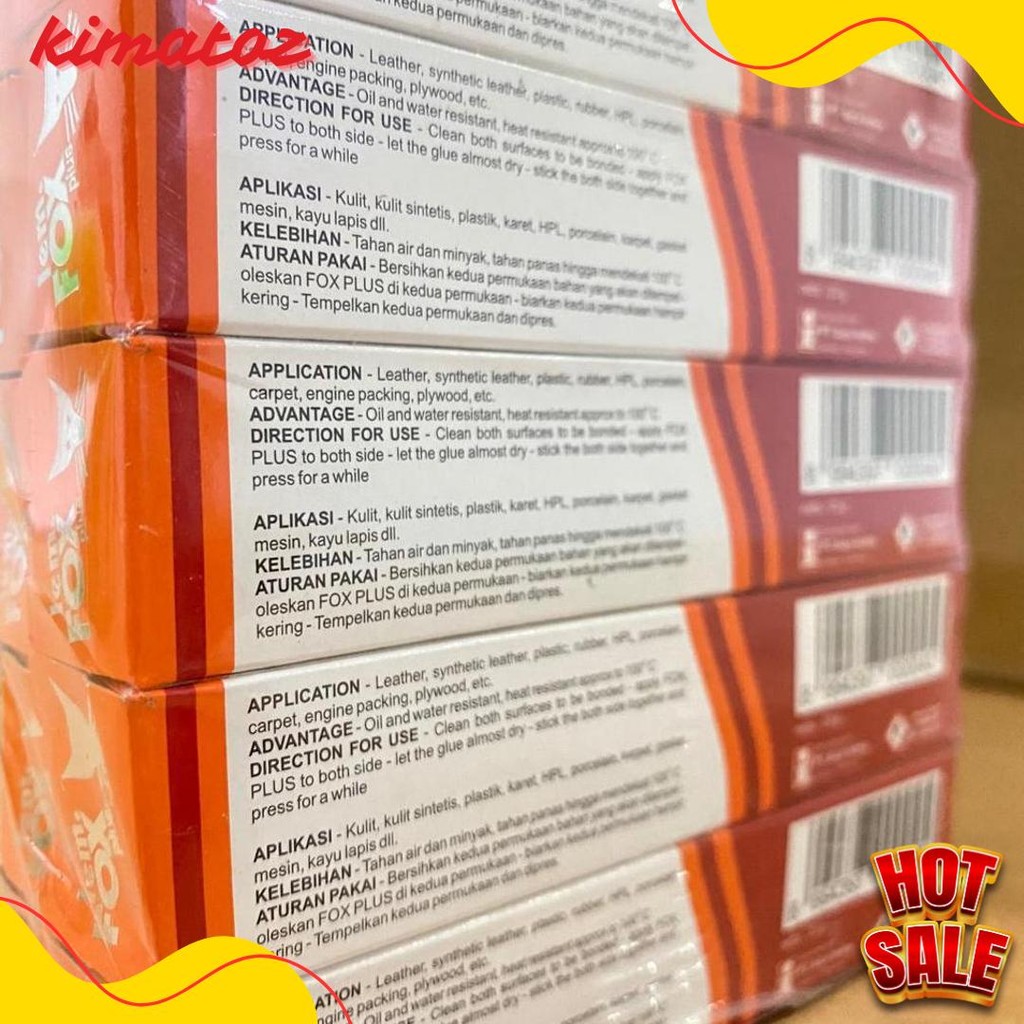 

Lem Fox Plus Tube 20G Original (1 Lusin) / Grosir/Ecer - Kulakan Online Diskon Setengah Harga