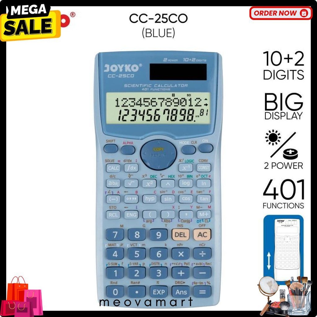 

Joyko Cc-25Co ~ Kalkulator Sekolah Scientific Calculator Color Cc25Co Kuliah Diskon Setengah Harga