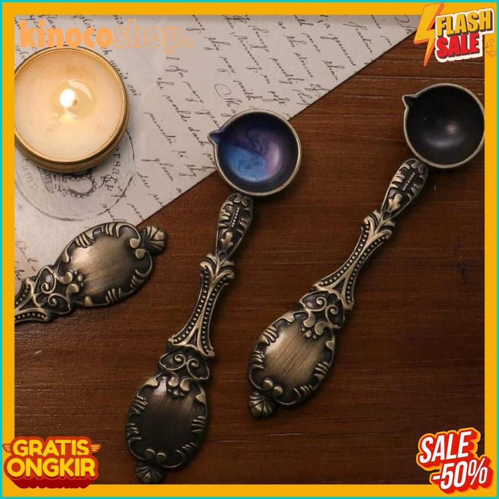 

Sendok Wax Seal Vintage Retro Spoon | Vintage Hard Bronze Spoon / Sendok Hias Peleleh Seal Wax Diskon