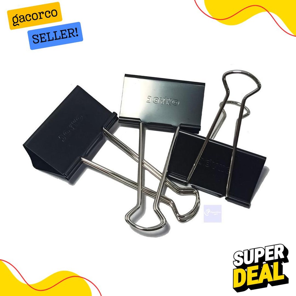 

Joyko - Binder Clip No.300 - Penjepit Kertas - Pack Diskon Setengah Harga