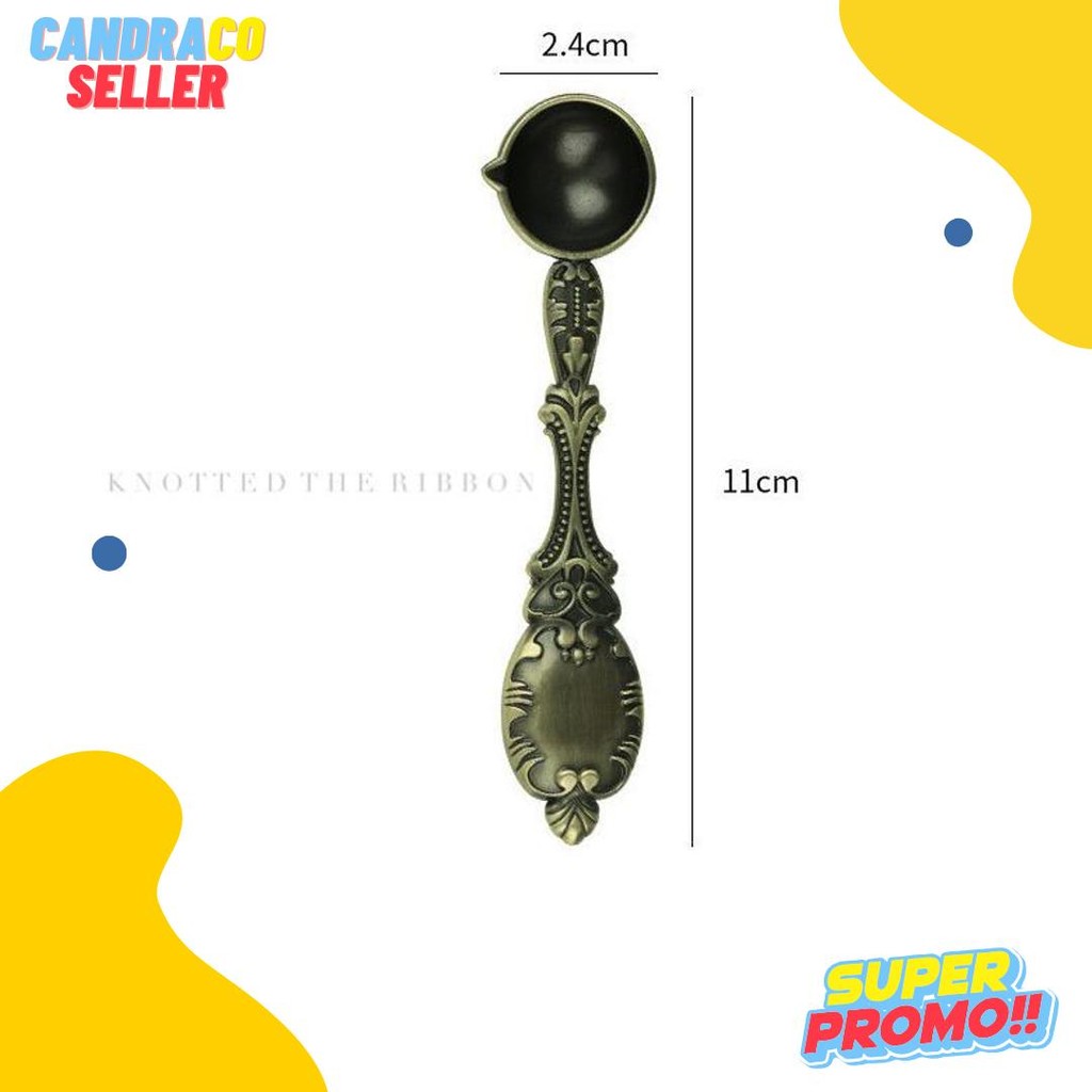 

Sendok Wax Seal Vintage Retro Spoon | Vintage Hard Bronze Spoon / Sendok Hias Peleleh Seal Wax Flash Sale! Diskon Hingga 70%